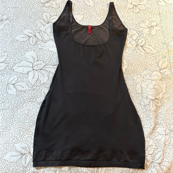 SPANX Slimplicity Slimming 990 Open Bust Full Slip w/Hook Panty ~ Black  Large - Picture 2 of 11